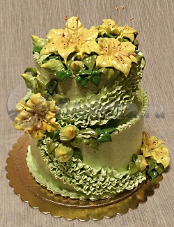 Торт Желтые Цветы